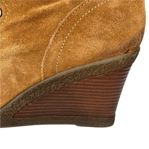 White Mountain "Seguy" Chestnut Wedge Bootie. Sz: 9M - Picture 5 of 10